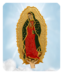 Lady of Guadalupe Blue